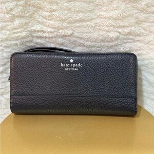 Kate Spade New York black leather wallet